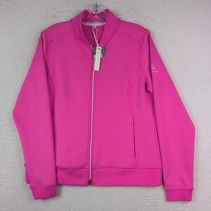 NWT Fairway & Greene Callie Full Zip Jacket Womens Medium Pink Longboat Key Club